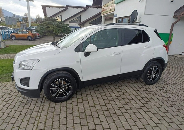 Chevrolet Trax cena 39900 przebieg: 100963, rok produkcji 2013 z Pruszcz Gdański małe 379